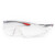 霍尼韦尔（Honeywell）护目镜 300100 S300A 红款透明镜片防护眼镜 男女 防风 防沙 防尘 防雾 1副装