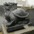 龙龟石雕喷水龟龙头龟摆件金钱龟鱼池水景装饰青石龟母子龟 长100厘米