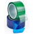 固定保护耐高温电解保护耐高温绿色锂电池终止胶带和绝缘固定芯终 蓝色 5mm宽*100米长(5卷共500米
