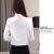 索宛亦（SUOWANYI）雪纺衬衫女长袖秋秋装韩版新款白领衬衣职业装宽松白色学生上衣 白色 XL 长袖115-125斤
