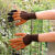 锐麻    园艺挖土带爪子耐磨园林户外种植修剪花园种花手套 紫色 均码 