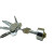 老式自动锁锁芯通用型 带钥匙 单位套 高度28mm