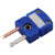 T型测温线插头插座SMPW-T-M热电偶连接器感温线接头 9.RMJ-T-R 圆形小面板插座