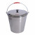 卫洋 不锈钢水桶 环卫物业酒店宾馆储物桶垃圾桶清洁桶 8L带盖 不锈钢水桶