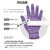 手套干活用的 夏季薄款尼龙线 透气工作耐磨手套劳保弹力 紫色尼龙手套(36双) S