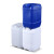 工业级实验室废液桶化工桶方型桶堆码桶20升KG加厚方形堆码桶耐酸碱白色蓝色半透明色 20L-蓝色-A款（4个）