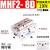 适用滑台气动手指气缸MHF2-8D/12D16D20D/D1/D2薄型平行气爪DR/1R/2R MHF2-16DR