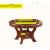 朝莱2024新款实木餐桌椅组合1.8米橡木雕花大圆桌带转盘10人家用圆形 1.6米单桌(送转盘) [包配送