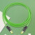 创优捷 Profinet工业伺服成品网线 P4XG10J 10米 绿色 金属头 4芯 直弯头 EtherCat网线