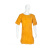 威特仕电焊围裙44-2336 隔热轻便舒适防火花阻燃耐磨透气工作服男 金黄色皮短袖款 XL
