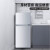 海尔冰箱小型双开门冰箱租房宿舍家用家电超薄节能直冷迷你两门电冰箱 BCD-118TMPA