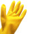 橡胶手套乳胶手套家务手套洗碗手套黄色大号胶皮橡胶牛筋不漏耐油清洁刷碗 牛牌乳胶手套5双价 M