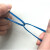 聚远 JUYUAN 彩色尼龙扎带（500根╱包）3×150mm 蓝色 自锁式彩色尼龙捆扎带 绑线带束线工具 2包起售