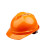 林盾 LINDUN ABS透气款建筑施工安全帽防砸透气安全帽 1顶 橙色