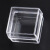 定制透明塑料小盒子 正方形 标本盒收纳盒 首饰包装盒 PS胶盒有盖 S02透明 PS 2.9*2.9*2.2cm