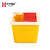 丰宁展益 FNZY 5L方形医疗利器盒一次性圆形加厚利器盒锐器盒黄色圆方形医疗垃圾桶