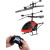 USB 充电耐摔遥控飞机直升机模型无人机感应行器儿童玩具男孩礼物 红色（充电装） 手提礼盒（中文包装）