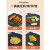 比亚电烧烤炉家用无烟烤肉机韩式涮烤多功能火锅烤串一体锅室内电烤盘 黑色麦饭石烤肉盘(30cm)+三件套