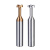 科能芯 T型刀T型铣刀钨钢硬质合金涂层T型槽刀整体4刃成型T刀CNC数控刀具 D3*H2*d1.5*6L*D4*50L 