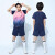 凯日虎羽毛球服套装夏男女童乒乓球服网球排球衣服短袖运动训练球衣定制 5025紫色套装（男女同款） S