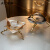卡蔓派黄铜轻奢现代创意个性潮流欧式家用室简约 黄铜水晶玻璃烟灰缸（旗舰轻奢描