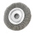 跃励工品 平型不锈钢丝轮 平形钢丝刷 拉丝除锈抛光轮 平型100*16内孔0.3 一个价 