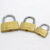 祁衡 铜挂锁 小锁头 铜锁 小锁头 箱锁 柜门锁  40mm铜挂锁 不通开  一个价