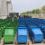 升户外四色分类塑料垃圾桶物业120升耐摔滚轮商用工业大码带盖 120升分类加厚款(颜色备注)