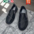 卡帝乐鳄鱼（CARTELO）手工鞋2024新款真皮平底透气舒适休闲皮鞋男士百搭软底皮鞋 绿白 39