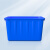 米奇特工 水箱大号加厚塑料水桶长方形周转储水箱  200L（蓝色）