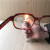 电焊眼镜劳保护目墨镜焊工切割打磨氩弧二保焊专用防护强光 PC红框防紫外电焊眼镜（透明高清） 2副装