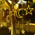 乐卡利 太阳能庭院灯串户外露营氛围彩灯遥控花园露阳台窗帘天幕星月灯