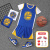 圣希奴（SaintsYno）儿童篮球服套装男孩幼儿园表演服装小学生训练服女孩假两件篮球衣 公牛23号-红色短袖套装 100码（身高85-95CM）