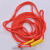高空作业安全绳空调安装绳安全带加长绳登山捆绑绳消防逃生救援绳 红色 16毫米1米送双钩