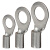 德威狮耐高温304不锈钢OT圆形冷压接线裸端子线耳1.5/2.5/4/6/10/16/25 OT2.5-8（100只/包）
