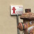 定制适用定制不锈钢烤漆标识牌室外消火栓提示牌单立柱警示牌插地式标示牌 浅灰色 40x30cm