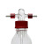 希万辉 螺口洗气瓶实验室密封缓冲气体安全瓶泵螺口缓冲瓶 3000ml