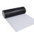 PVC喷丝白坯塑料地垫打印地毯定制白色丝圈整卷原料定制图案 黑色1.2*12米 1卷