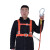 安全带工地施工保险带高空作业安全带全身五点式攀岩安全带安全绳 国标白色单小钩2米