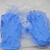 9寸一次性乳胶手套无粉净化乳胶防护手套黄色工业橡胶手套薄45双 蓝丁睛手套 100只/包 S