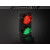 交通信号灯可移动手推升降式太阳能红绿灯道路口指示灯遥控户外灯定制定做 黑色单面灯头（200型）