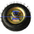 哲奇厚充气轮胎250-4橡胶充气轮单轮 手推车轮平板车脚轮