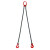 尚留鑫 起重链条吊索具6.4吨1米双腿G80锰钢组合吊具