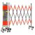 齐鲁安然 250cm不锈钢带轮围栏 栅栏 护栏 隔离围栏  道路施工围栏 隔离栏栅栏围挡活动式路障 带轮不锈钢围栏