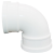 盈恩 PVC弯头 直角90度接头 塑料给水配件 帽 R20mm（个）