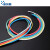 PVC梅花型空白号码管编码管内齿线号标记套管0.5-25平方梅花管 蓝色 0.5平方（直径1.5-1.8）97米/卷