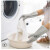 定制电焊工作业防护用品蔓妙  无味厨房家务防水艾丽胶刷碗洗碗手套白色洗衣清洁橡胶耐 白色灰色搭配发4付 L