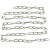 8816  不锈钢长环链条 不锈钢铁链 金属链条 直径6mm长1米 304不锈钢链条