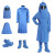 优普泰（uprotec）36卡 防电弧大袍套装（大袍＋头罩＋面屏＋手套＋脚套） S-5XL 蓝色 S-5XL