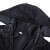 厚创 户外连体加长款雨衣单人时尚成人男女风衣保安巡逻站岗雨衣可印字 黑色 XL（175-180cm）